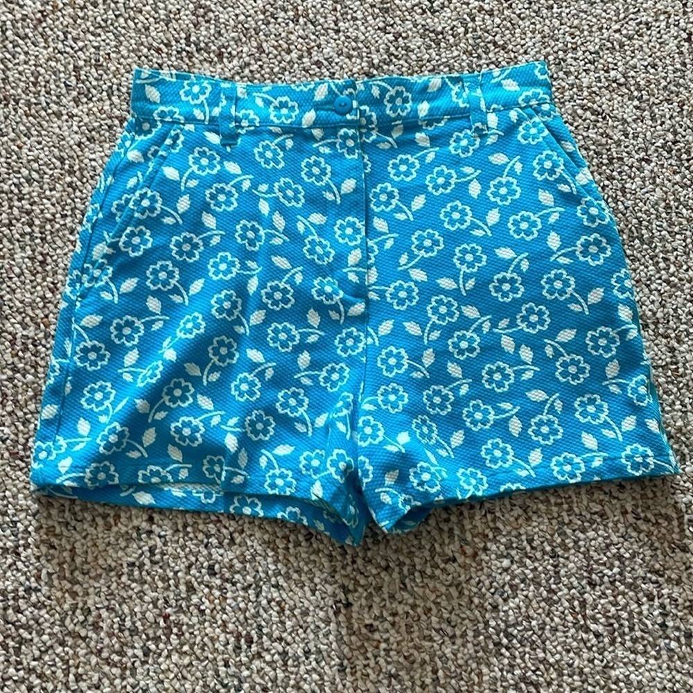 Copper Key Girls Floral Cotton Shorts. Size 14. Vintage. EUC. Y2K
